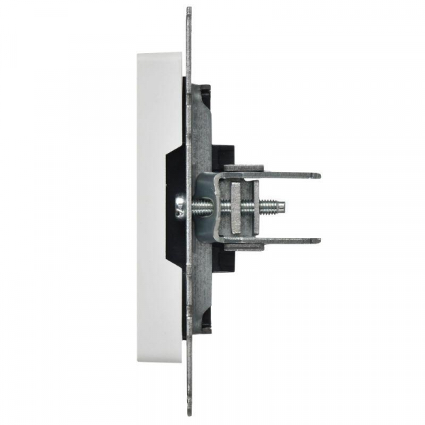 Заглушка BRITE МЗ10-БрАБ с суппортом механизм арктич. бел. IEK BR-PL10-K91 ТехноИмпульс