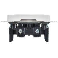 Розетка BRITE РС10-1-0-БрАБ 10А без заземл. без защ. шторок механизм арктич. бел. IEK BR-R10-10-K91 ТехноИмпульс