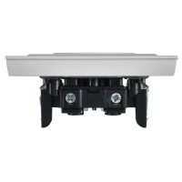 Розетка BRITE РСР10-1-0-БрАБ 10А в сборе без заземл. без защ. шторок арктич. бел. IEK BR-R10-10-K91-F ТехноИмпульс