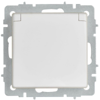 Розетка BRITE РСбш10-3-44-БрАБ 16А IP44 с заземл. защ. шторки с крышкой механизм арктич. бел. IEK BR-R16-16-44-K91 ТехноИмпульс