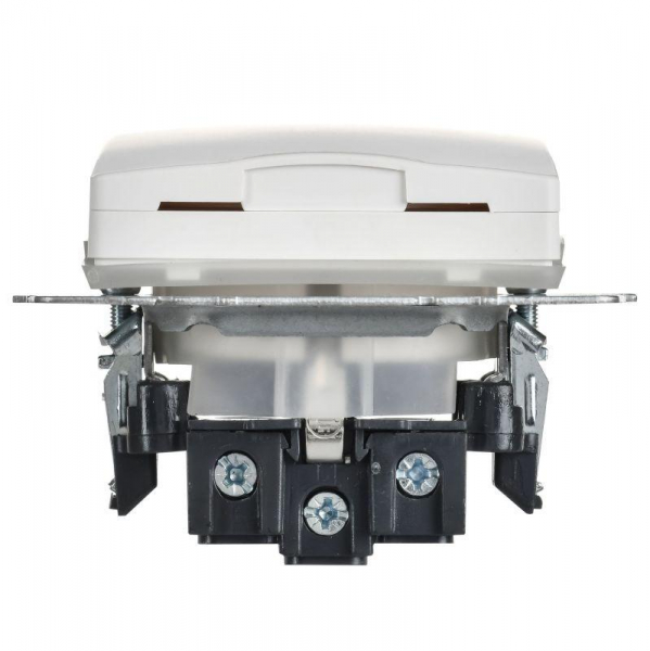 Розетка BRITE РСбш10-3-44-БрАБ 16А IP44 с заземл. защ. шторки с крышкой механизм арктич. бел. IEK BR-R16-16-44-K91 ТехноИмпульс