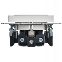 Розетка BRITE РС14-1-0-БрАБ 16А с заземл. защ. шторки механизм арктич. бел. IEK BR-R14-16-K91 ТехноИмпульс