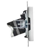 Розетка компьютерная СП BRITE РК11-БрАБ RJ45 кат.6 механизм арктич. бел. IEK BR-K10-2-K91 ТехноИмпульс