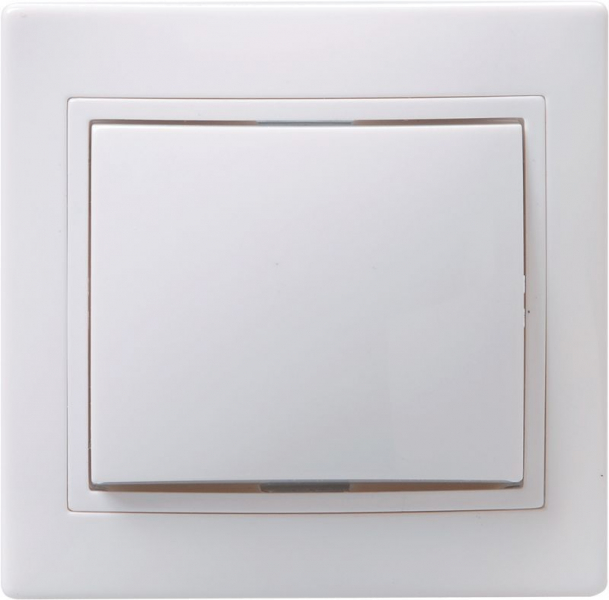 Выключатель 1-кл. 1п СП Кварта 10А IP20 ВС10-1-0-КБ керамич. осн. бел. GENERICA EVK10-K01-10-K ТехноИмпульс