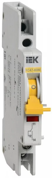Контакт состояния КС47-60М на DIN-рейку для ВА47-60M KARAT IEK MVA31D-KS-1 ТехноИмпульс