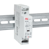 Контактор модульный КМ 20А 1NC+1NO 230В AC (1 мод.) AVERES EKF km-av-1-20-11-230V ТехноИмпульс