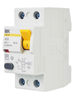 Выключатель дифференциального тока (УЗО) 2п 40А 300мА тип AC ВД1-63 KARAT IEK MDV10-2-040-300 ТехноИмпульс