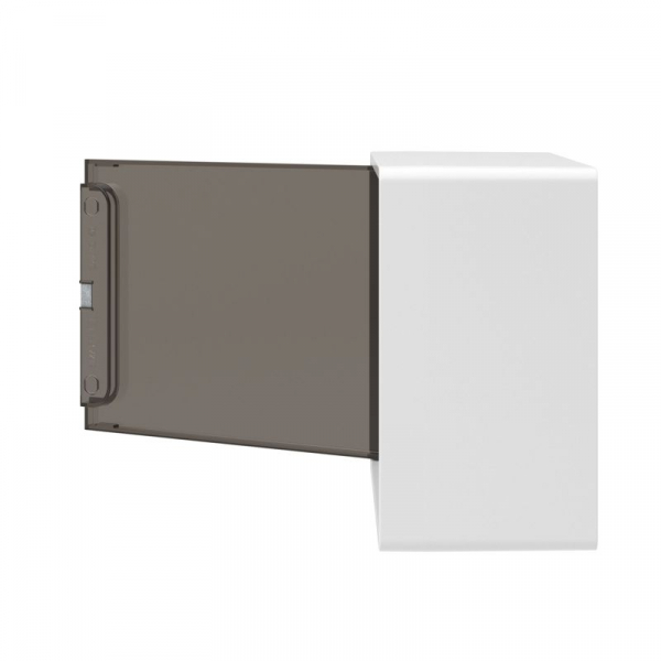 Щиток 8 мод. настенный FRAME с тонированной дверцей с 2 шинами PEN на 6 и 8 отв. бел. DKC F08W1WD ТехноИмпульс