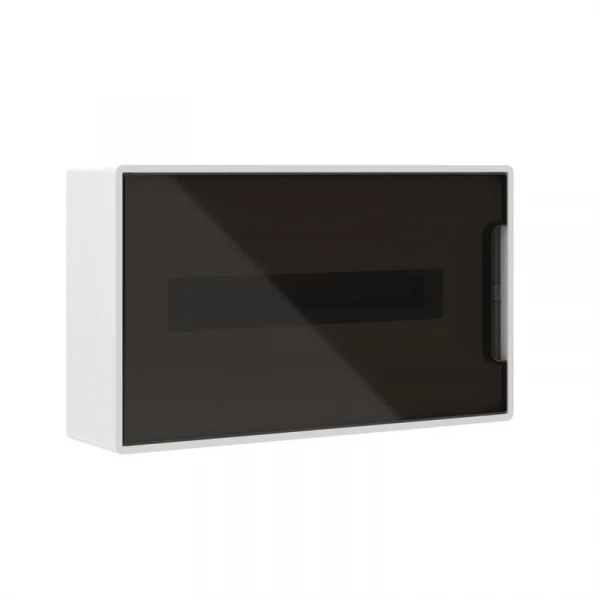 Щиток настенный 18мод. IP41 с тонированной дверцей с 2 шинами PEN на 8+10 отверст. бел. DKC F18W1WD ТехноИмпульс