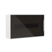 Щиток настенный 18мод. IP41 с тонированной дверцей с 2 шинами PEN на 8+10 отверст. бел. DKC F18W1WD ТехноИмпульс