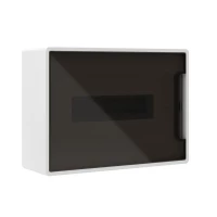 Щиток настенный 12мод. FRAME с тонированной дверцей с 2 шин PEN на 8+6 отверст. бел. DKC F12W1WD ТехноИмпульс