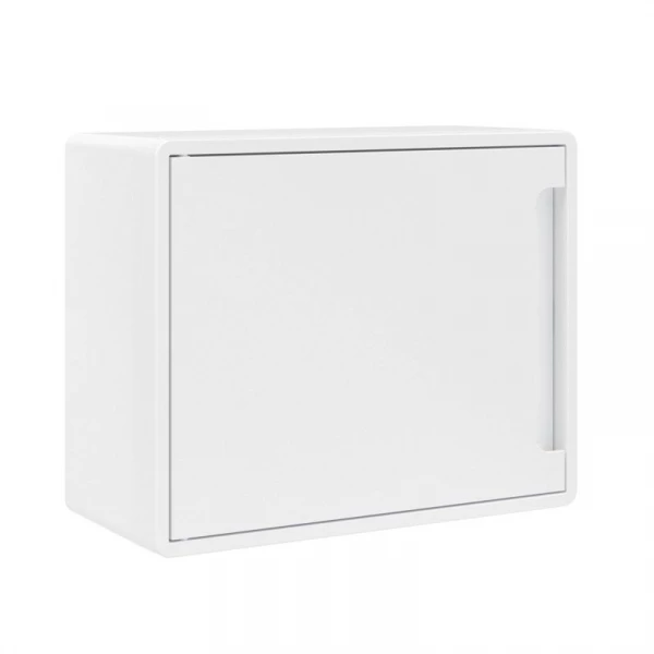 Щиток настенный FRAME 8мод. с бел. дверцей с 2 шинами PEN на 6 и 8 отверст. бел. DKC F08W1WW ТехноИмпульс