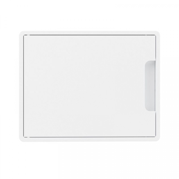 Щиток встраиваемый FRAME 8мод. с бел. дверцей с 2 шинами PEN на 6 и 8 отверст. бел. DKC F08B1WW ТехноИмпульс