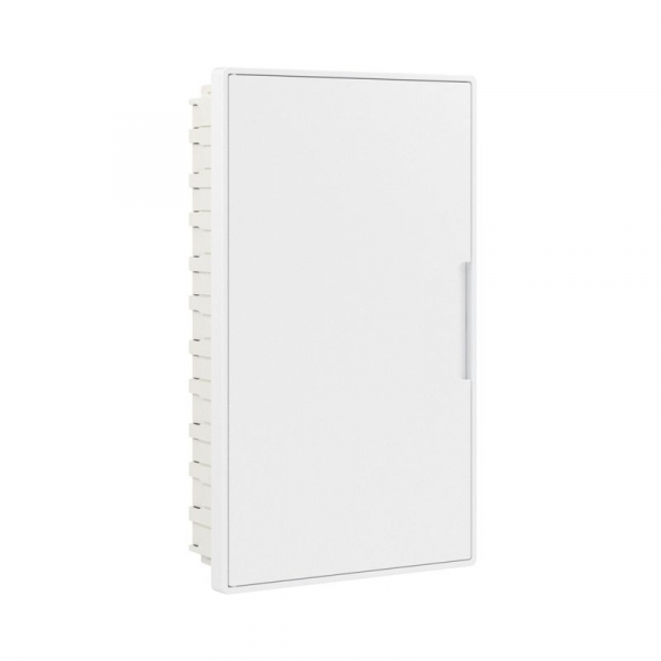 Щиток встраиваемый FRAME 36мод. с бел. дверцей с 4 шинами PEN (2шт на 8 отверст. и 2шт на 10 отверст.) бел. DKC F36B1WW ТехноИмпульс