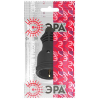 Розетка RX11-B-IP44 16А IP44 прямая с заземл. каучук черн. ЭРА Б0069325 ТехноИмпульс