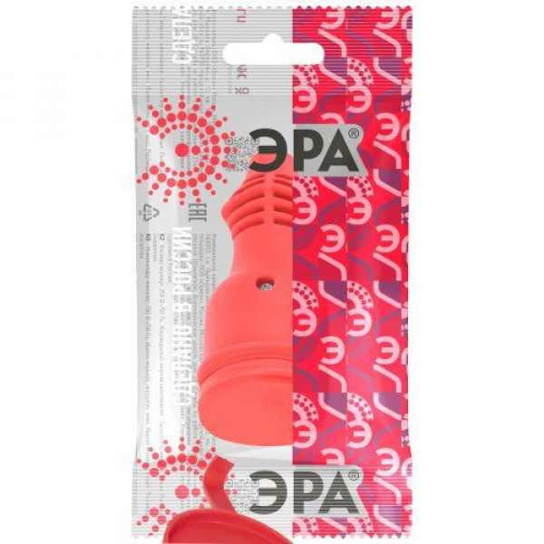 Розетка RX11-R-IP44 прямая с заземл. каучук красн. ЭРА Б0069326 ТехноИмпульс