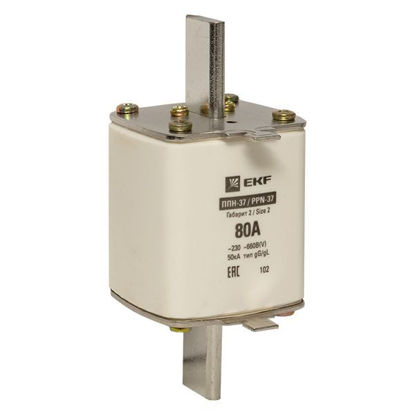 Вставка плавкая ППН-37 400/80А габарит 2 PROxima EKF fus-37/400/80 ТехноИмпульс