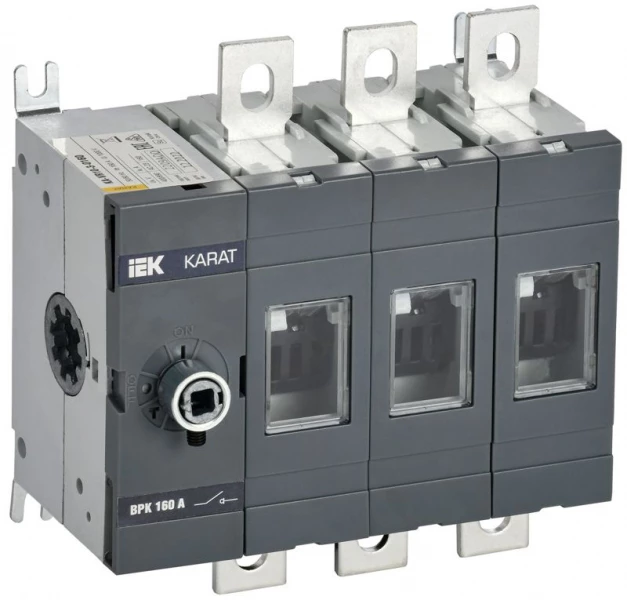 Выключатель-разъединитель ВРК 3п 160А без рукоятки KARAT IEK KA-VR10-3-0160 ТехноИмпульс