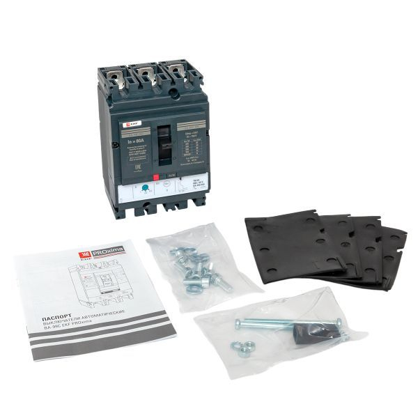 Выключатель автоматический 3п 160/80А 36кА ВА-99C Compact NS PROxima EKF mccb99C-160-80 ТехноИмпульс