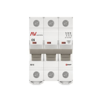 Выключатель автоматический модульный 3п C 6А 6кА AV-6 AVERES EKF mcb6-3-06C-av ТехноИмпульс