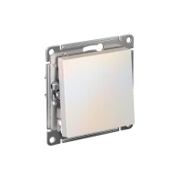 Выключатель 1-кл. СП AtlasDesign 10А IP20 (сх. 1) 10AX с самовозвратом механизм жемчуж. SE ATN000415 ТехноИмпульс