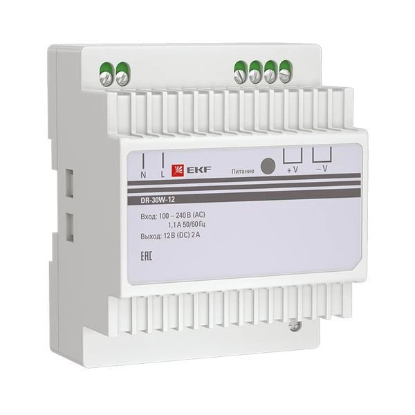 Блок питания 12В DR-30W-12 PROxima EKF dr-30w-12 ТехноИмпульс