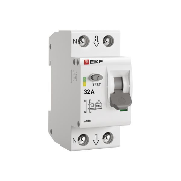 Устройство защиты от дугового пробоя (УЗДП) 1P+N 32А PROxima EKF afdd-2-32-pro ТехноИмпульс