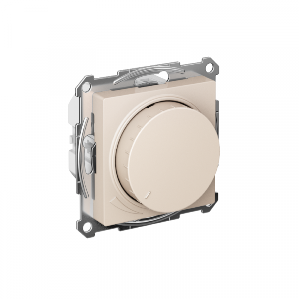 Светорегулятор поворотно-нажимной AtlasDesign 400Вт механизм беж. SE ATN000223 ТехноИмпульс