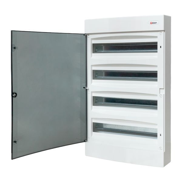 Щит распределительный навесной Unix 4x18мод. IP41 прозр. дверь PROxima EKF ux-4x18-n ТехноИмпульс