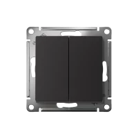 Выключатель 2-кл. AtlasDesign (сх. 2) 10А с самовозвратом механизм карбон SE ATN001017 ТехноИмпульс