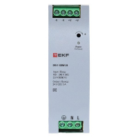 Блок питания на DIN-рейку 120Вт Uвх ~ 220В AC Uвых - 24В DC постоянного тока EKF DR-E-120W-24 ТехноИмпульс