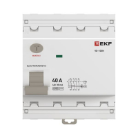 Выключатель дифференциального тока 4п 40А 30мА тип AC 6кА ВД-100N электромех. PROxima EKF E1046M4030 ТехноИмпульс