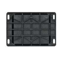 Колодка удлинителя 1-м MultiSet 16А 250В IP44 с заземл. каучук черн. SE MST4003BK ТехноИмпульс