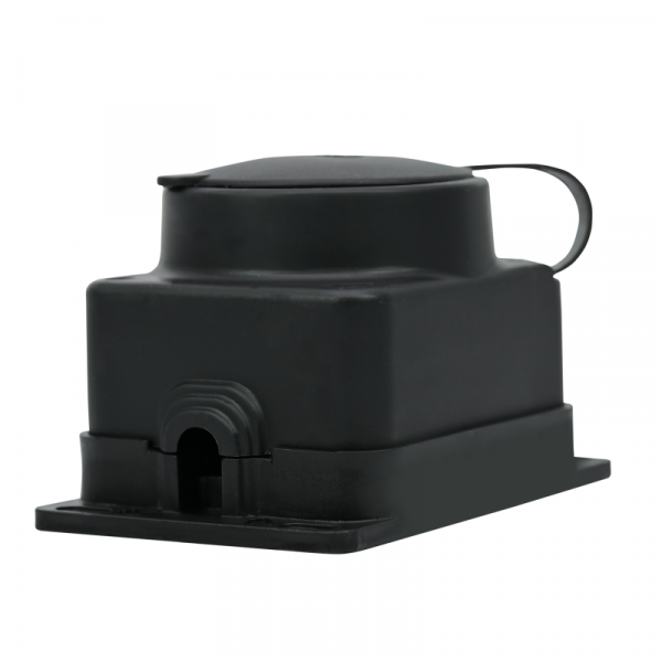 Колодка удлинителя 1-м MultiSet 16А 250В IP44 с заземл. каучук черн. SE MST4003BK ТехноИмпульс