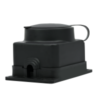 Колодка удлинителя 1-м MultiSet 16А 250В IP44 с заземл. каучук черн. SE MST4003BK ТехноИмпульс