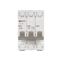 Выключатель автоматический модульный 3п C 16А 4.5кА ВА 47-63N PROxima EKF M634316C ТехноИмпульс