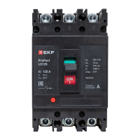 Выключатель автоматический 3п 125А 18кА LS125 ProPact EKF mccb-125-18-3-125-ls ТехноИмпульс