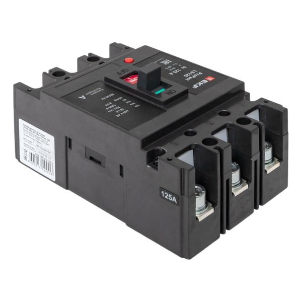 Выключатель автоматический 3п 125А 18кА LS125 ProPact EKF mccb-125-18-3-125-ls ТехноИмпульс