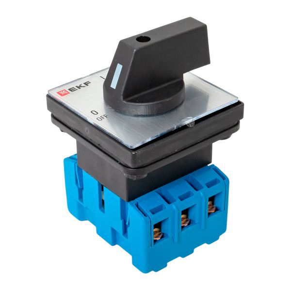 Переключатель кулачковый ПК-2-13 3п 40А "ВКЛ-ВЫКЛ" IP65 EKF pk-2-13-40-65 ТехноИмпульс