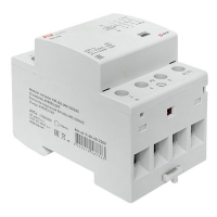 Контактор модульный КМ 40А 4NO 230В AC (3 мод.) AVERES EKF km-av-3-40-40-230V ТехноИмпульс