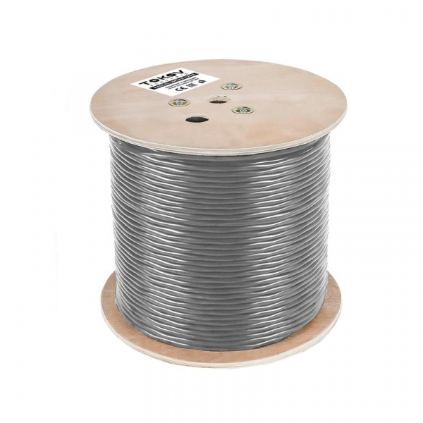 Кабель витая пара SF/UTP 4х2х24AWG(0.52мм) кат.5E PVC indoor Fluke tested 305м (м) PRO TOKOV ELECTRIC TKP-C06-SF/UTP-42-5E-305 ТехноИмпульс