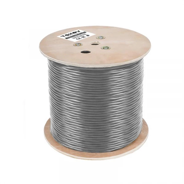 Кабель витая пара SF/UTP 4х2х24AWG(0.52мм) кат.5E PVC indoor Fluke tested 305м (м) PRO TOKOV ELECTRIC TKP-C06-SF/UTP-42-5E-305 ТехноИмпульс