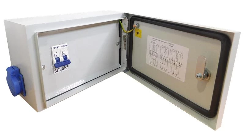 Ящик с понижающим трансформатором ЯТП 0.25 230/24 (2 авт. выкл.) IP54 TOKOV ELECTRIC TKE-TT12-24-250-54 ТехноИмпульс