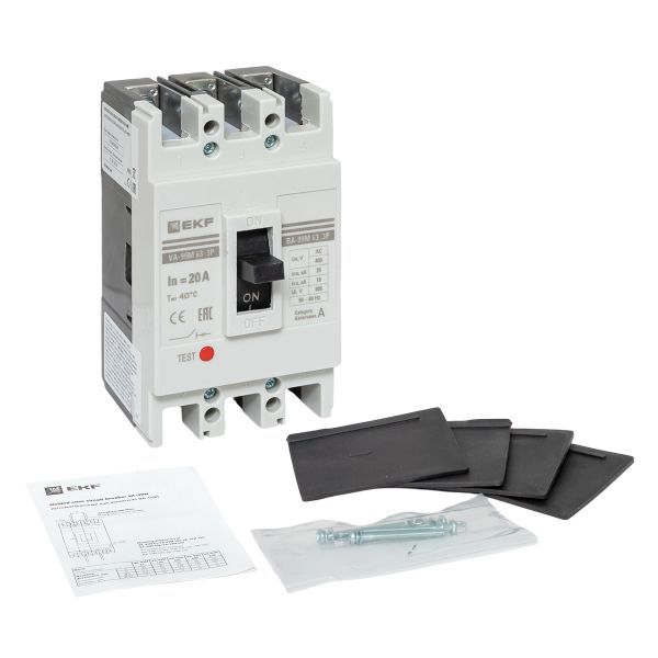 Выключатель автоматический 3п 63/20А 25кА ВА-99М PROxima EKF mccb99-63-20m ТехноИмпульс