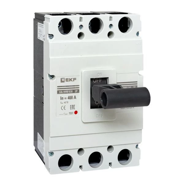 Выключатель автоматический 3п 630/400А 50кА ВА-99М PROxima EKF mccb99-630-400m ТехноИмпульс