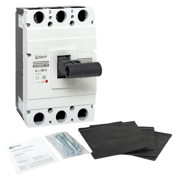 Выключатель автоматический 3п 630/400А 50кА ВА-99М PROxima EKF mccb99-630-400m ТехноИмпульс