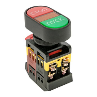 Кнопка APBB-22N "Пуск-Стоп" овал. 24В NO+NC EKF pbn-apbb-o-24 ТехноИмпульс