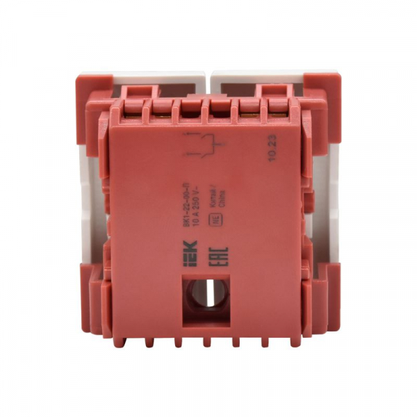 Выключатель 2-кл. 2мод. СП 10А IP20 ВК1-22-00-П бел. PRIMER IEK CKK-40D-VD2-K01 ТехноИмпульс