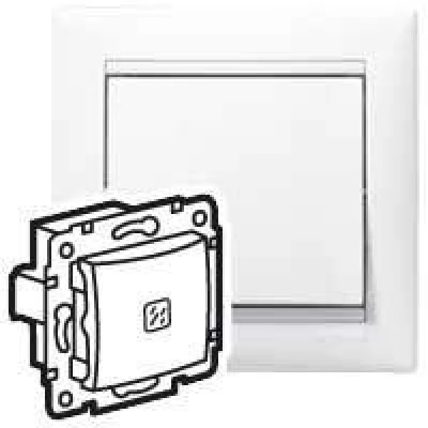 Выключатель 1-кл. СП Valena 10А IP31 с подсветкой механизм бел. (DIY-упак.) Leg 694261 ТехноИмпульс