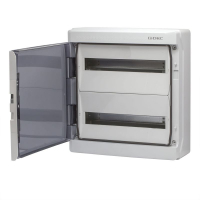 Щиток настенный 36мод. IP65 с дверцей с клеммн. блоком 63А сер. DKC RB36W6TGD ТехноИмпульс